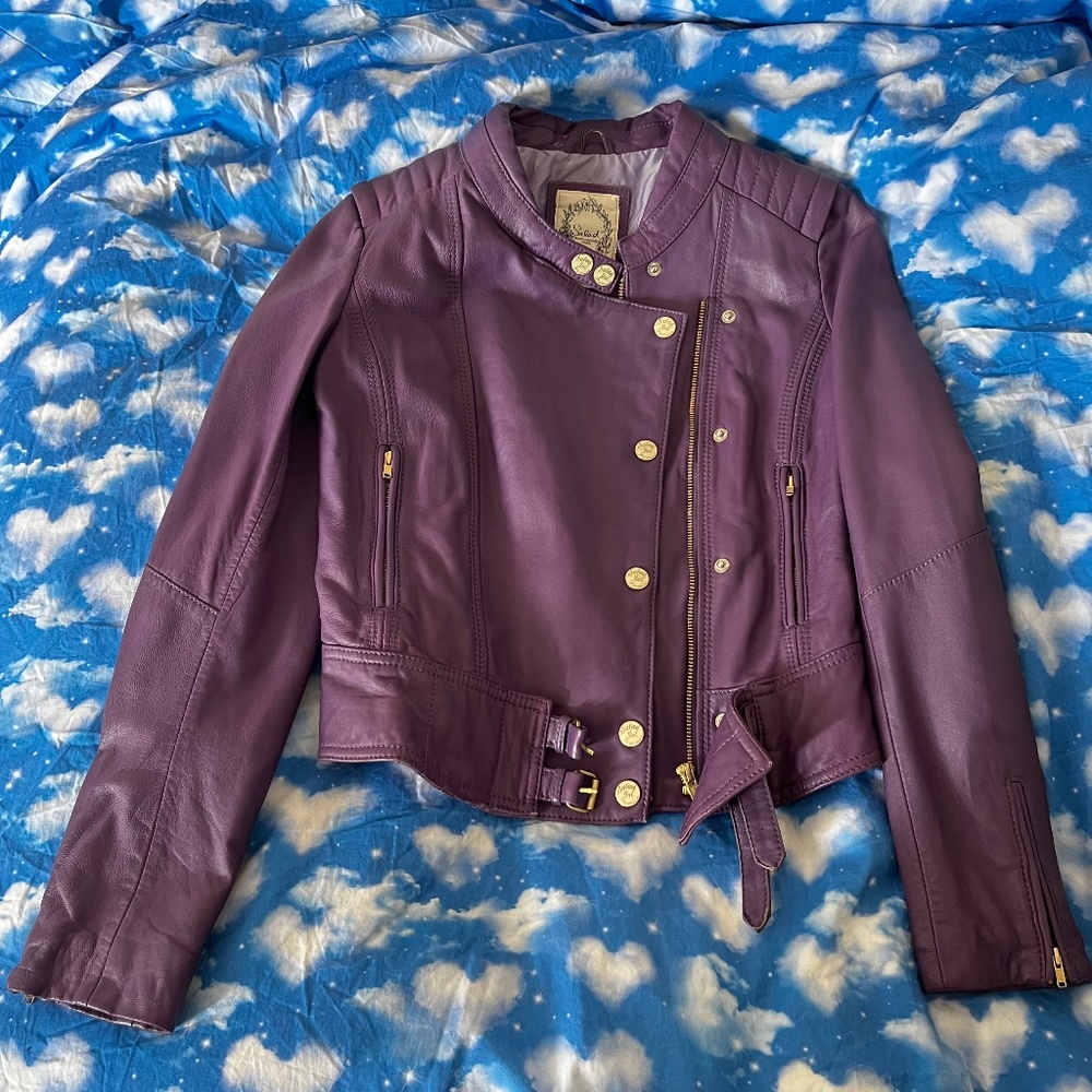 White leather jacket SALAD